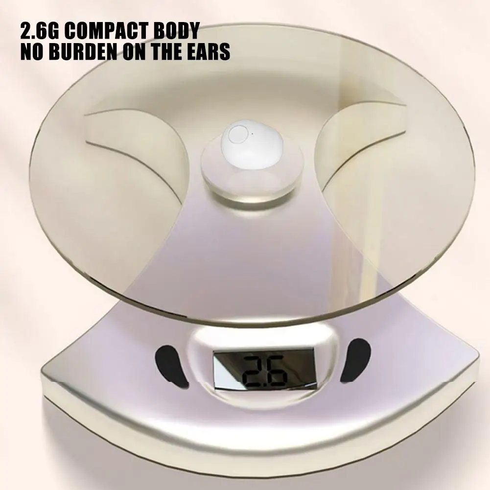 Mini Bluetooth 5.2 Invisible Earphone Sleeping Headset Wireless Smart Touch Sleeping Sports Gaming Earbud Noise Reduction