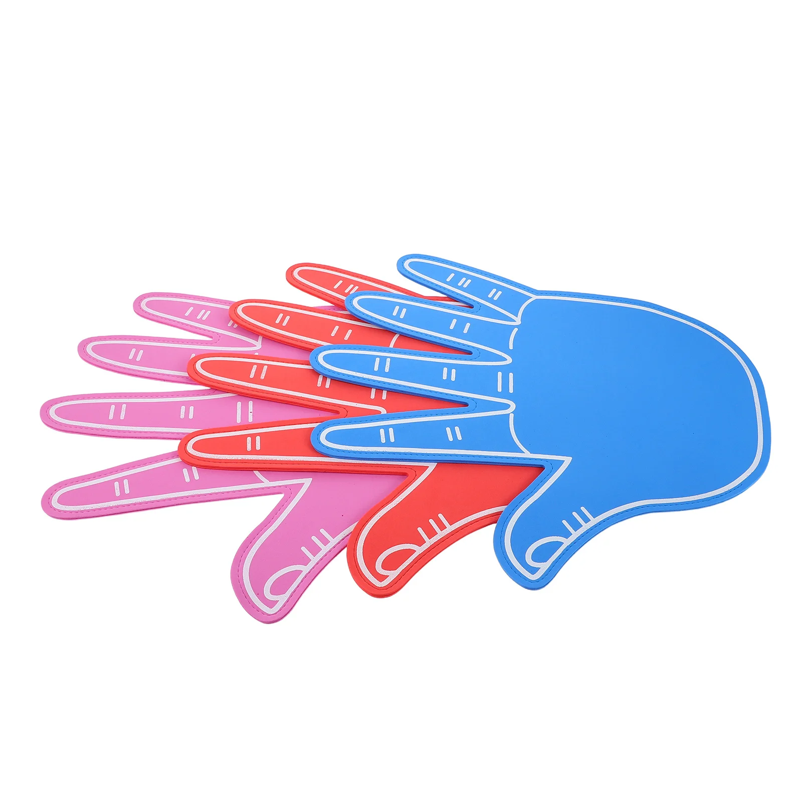 

3pcs Cheerleading Gloves Eva Foam Finger Hands For Sports Clapping Fan Hand Party Event Supplies Giant Foam Finger Hand Sponge