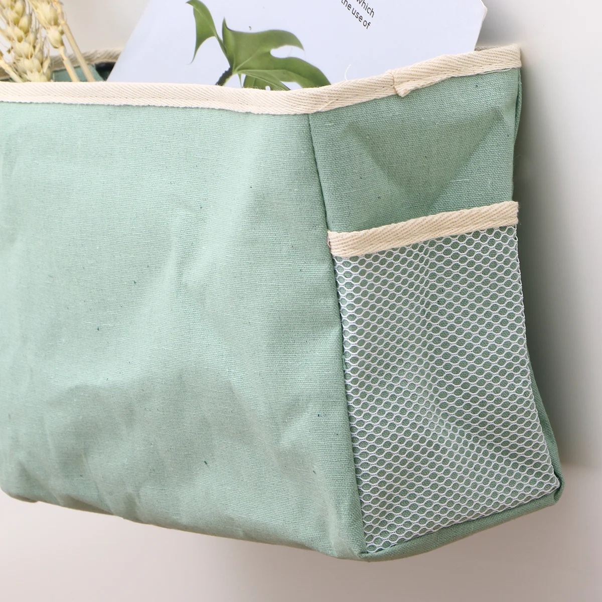 

Felt Fabric Bedside Storage Bag Large Capacity Hanging Organizer For Dorm Car Bed Rails Portable Storage Container Suitable For