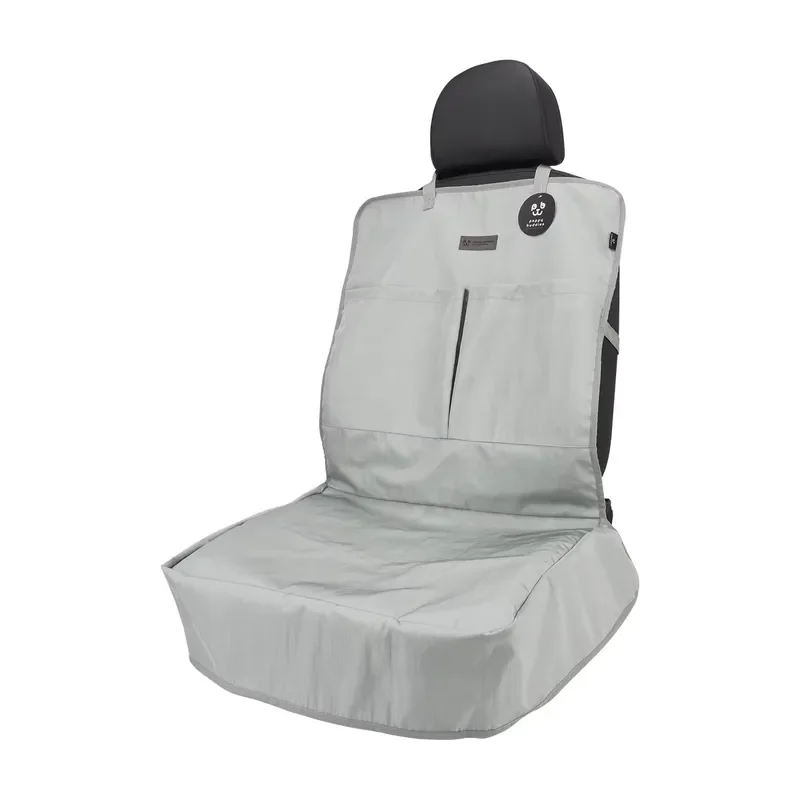 Durable Waterproof Car Seat Cover Dog Scratch Resistant Nylon Pet Front Seat Cover for Cars Trucks and SUVs