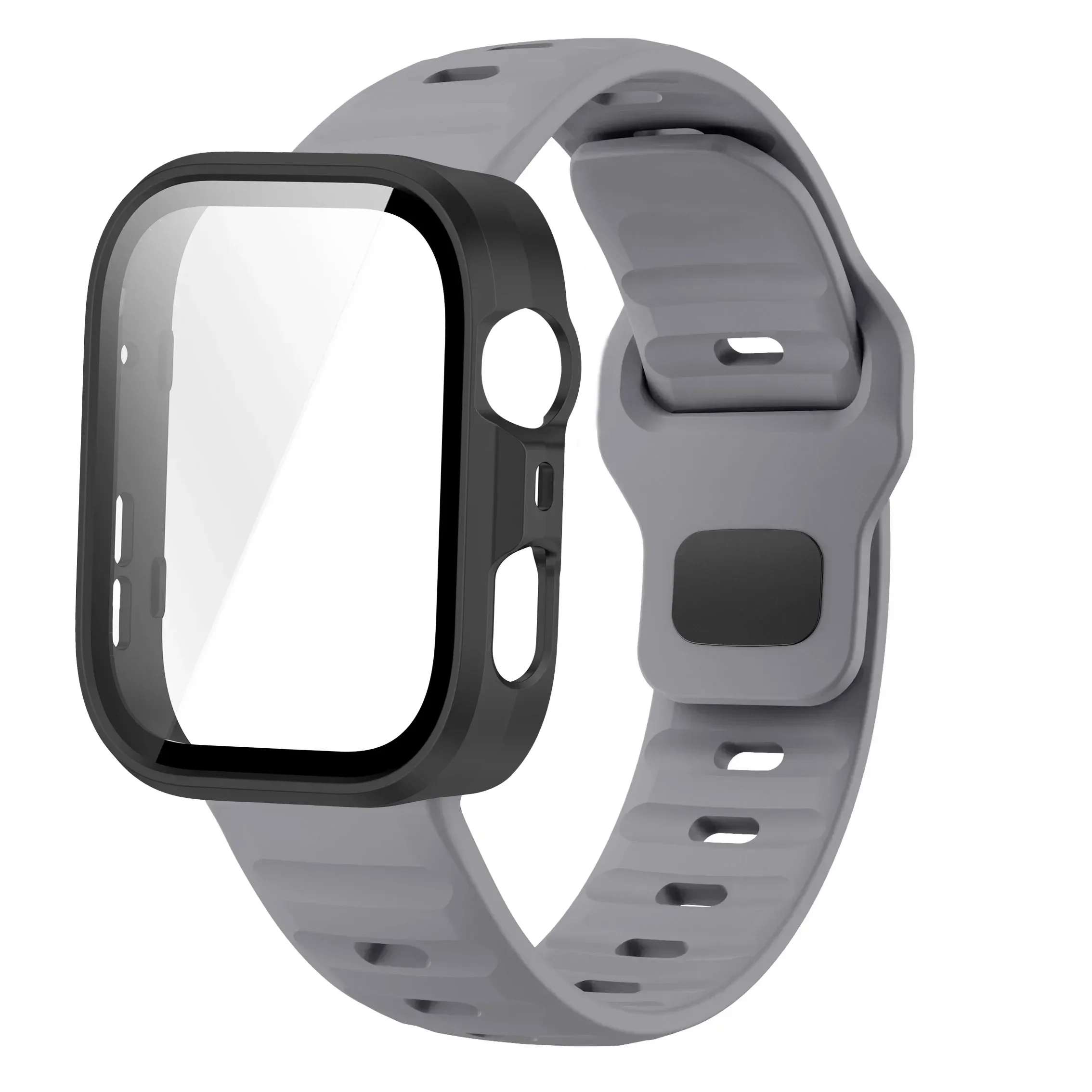 Huawei Watch Fit 4/3/4 Pro用シリコンストラップ+PCケース、ブレスレット、リストバンド、落下防止保護シェル、カバー