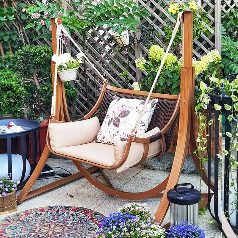 

Outdoor Swing Garden Hanging Basket Double Hammock Rocking Chair Outdoor, Garden Balcony Swing Swing Hanging