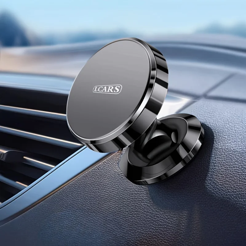 Lcars Mobile Phone Car Mount, Compact and Space-Saving, Magnetic Suction Type, Multifunctional Car Dashboard Mount, Magnetic Adhesive In-Car Support Stand, Specifically for Mobile Phone Navigation