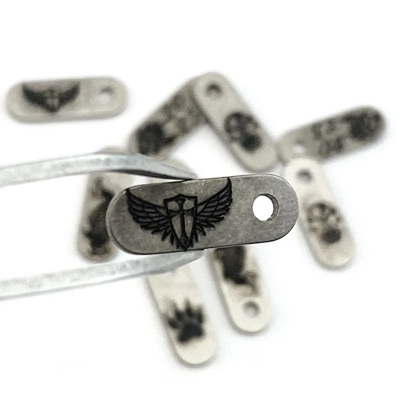 5 Patterns Knife Back Clip FILLER TAB Filling Plate for Rick Hinderer XM18 XM24 Knives Replace Angel Skull Claw Horse Head Carp