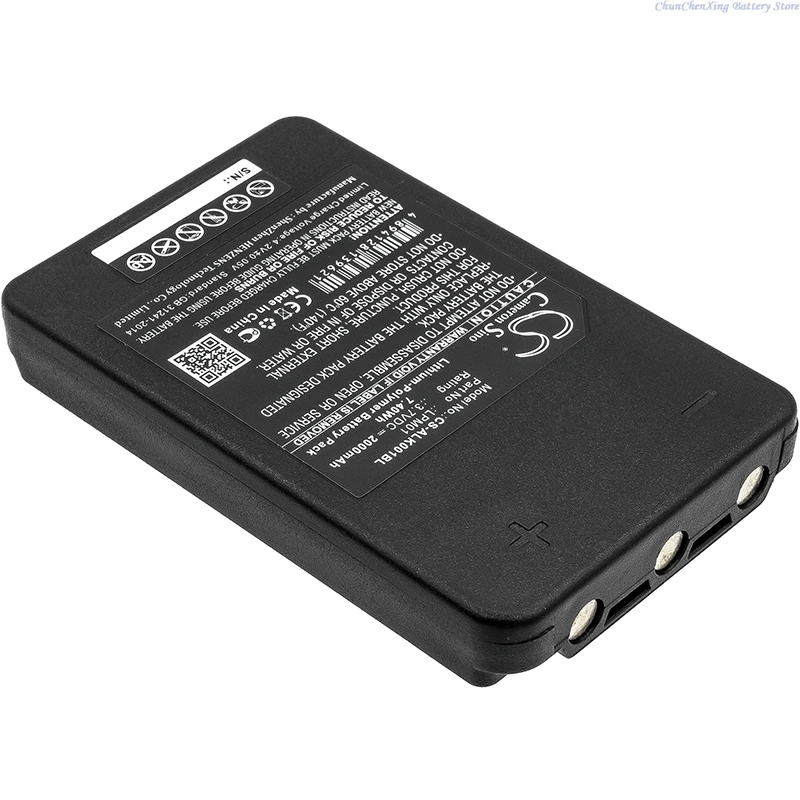 Batería de Control remoto de grúa, 3,6 V, 500mAh/2000mAh, LPM01 R0BATT00E10A0 LPM01LI para Autec LK NEO