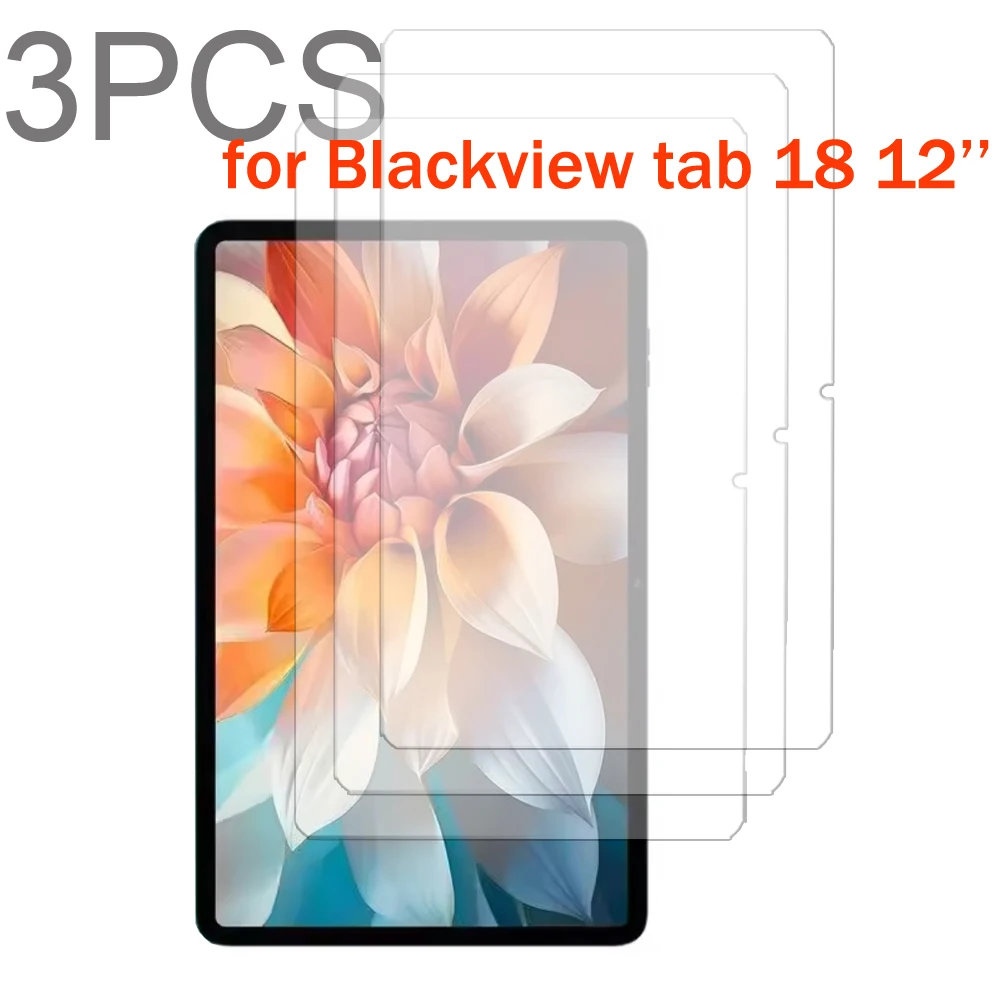 

Стеклянная пленка для планшета Blackview tab 18 12 дюймов 2024 дюйма, 3 шт., закаленное стекло, защитная пленка для экрана