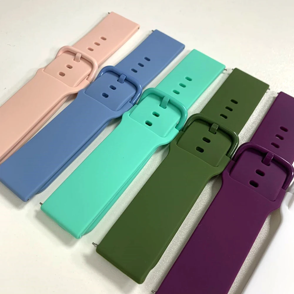 20mm 22mm Siliconen Band Voor Huawei Horloge 5 4 Pro GT5 pro GT 5 4 46mm/Buds/Runner/GT 2 3 42mm Bands Honor horloge Magic 2 Armband