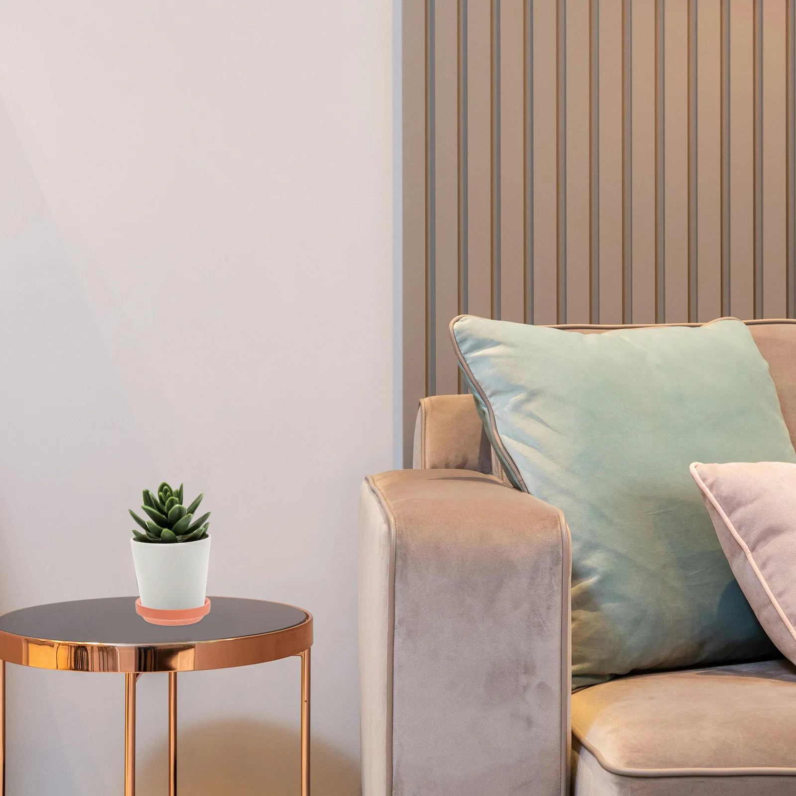 

6Pcs Round Flower Pot Drip Trays Planter Saucers for Water Catching Indoor Outdoor Plant Pot Accessories Round Plant Drip Trays