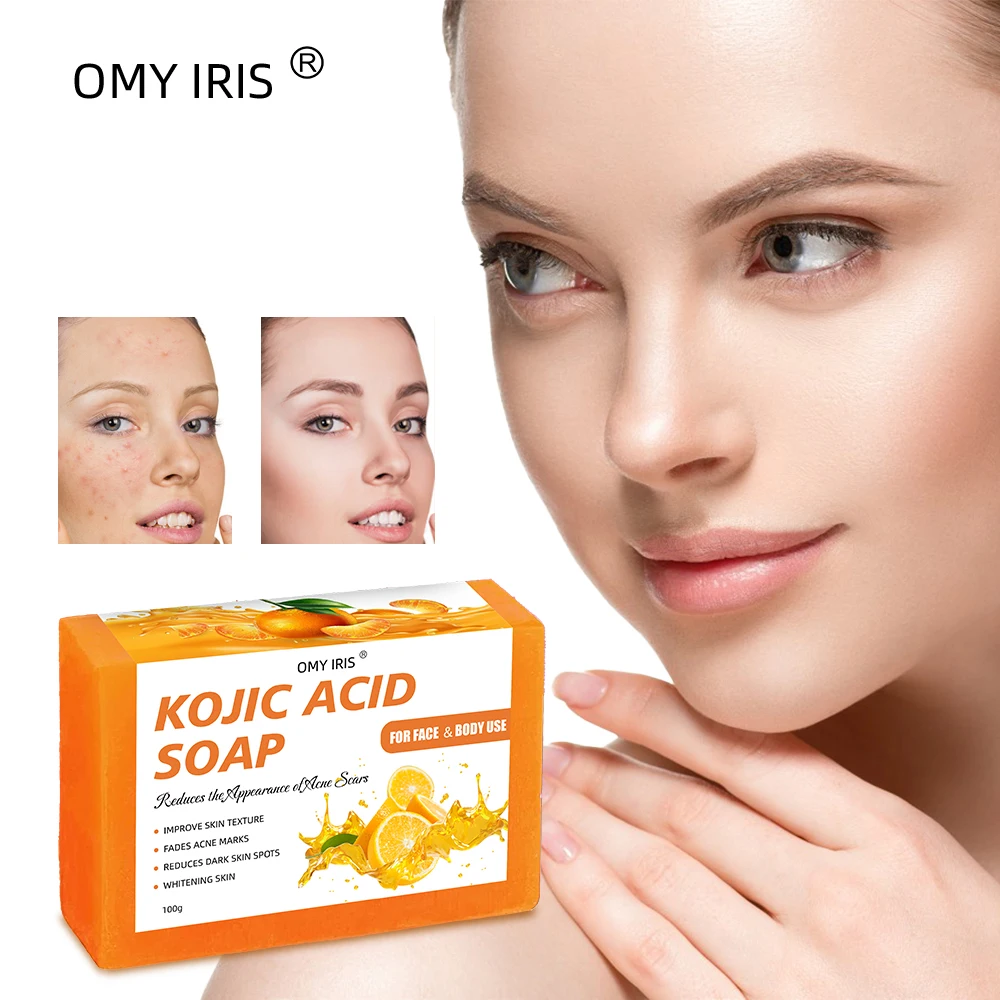 wholesale handmade organic natural whitening kojic acid soap private label