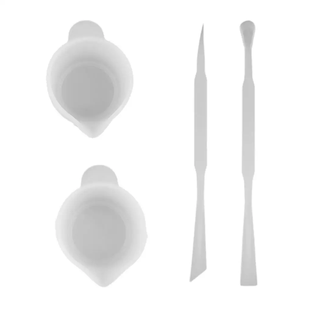 

Resin Mixing Cups with Silicone Spoon Set Epoxy Measuring Molds for DIY Crafts and Jewelry Making