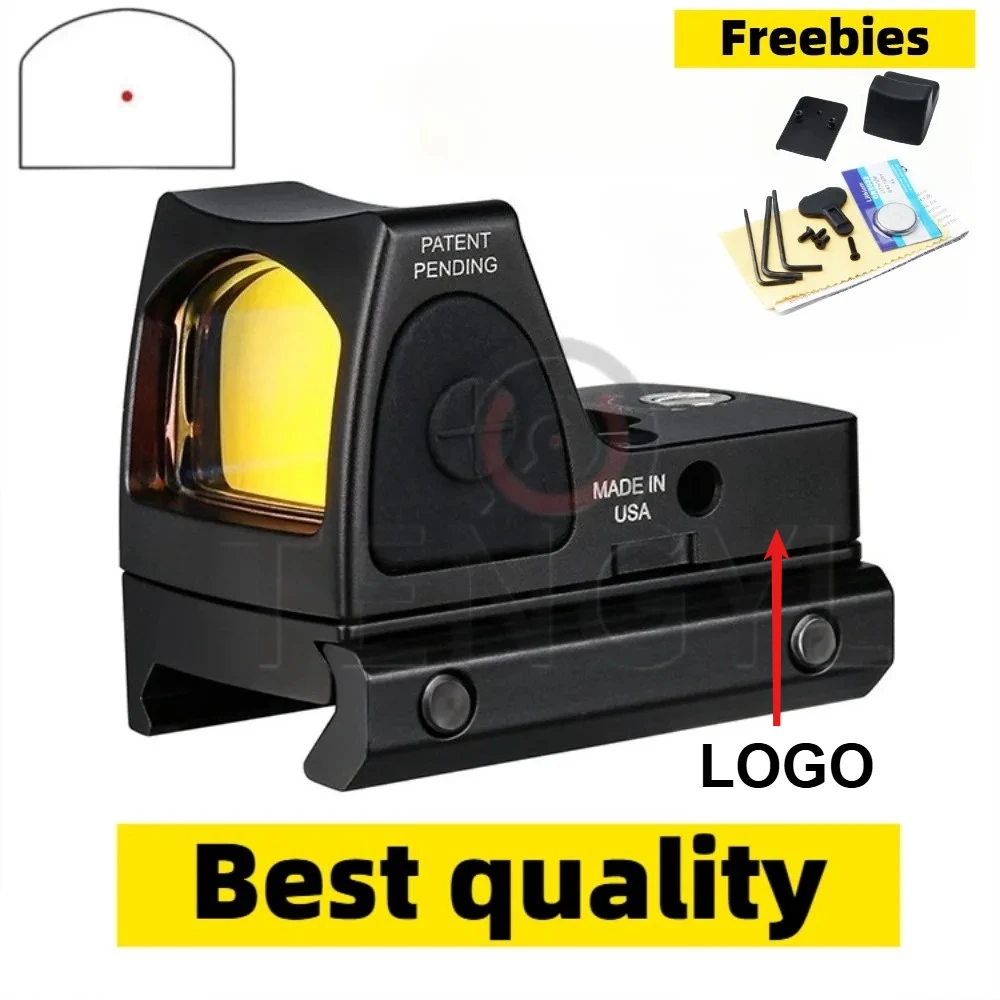 

Tactical Mini Red Dot Reflex Sight 3.25 MOA R-R Suitable for Glock Scope Tube with 20mm Mount