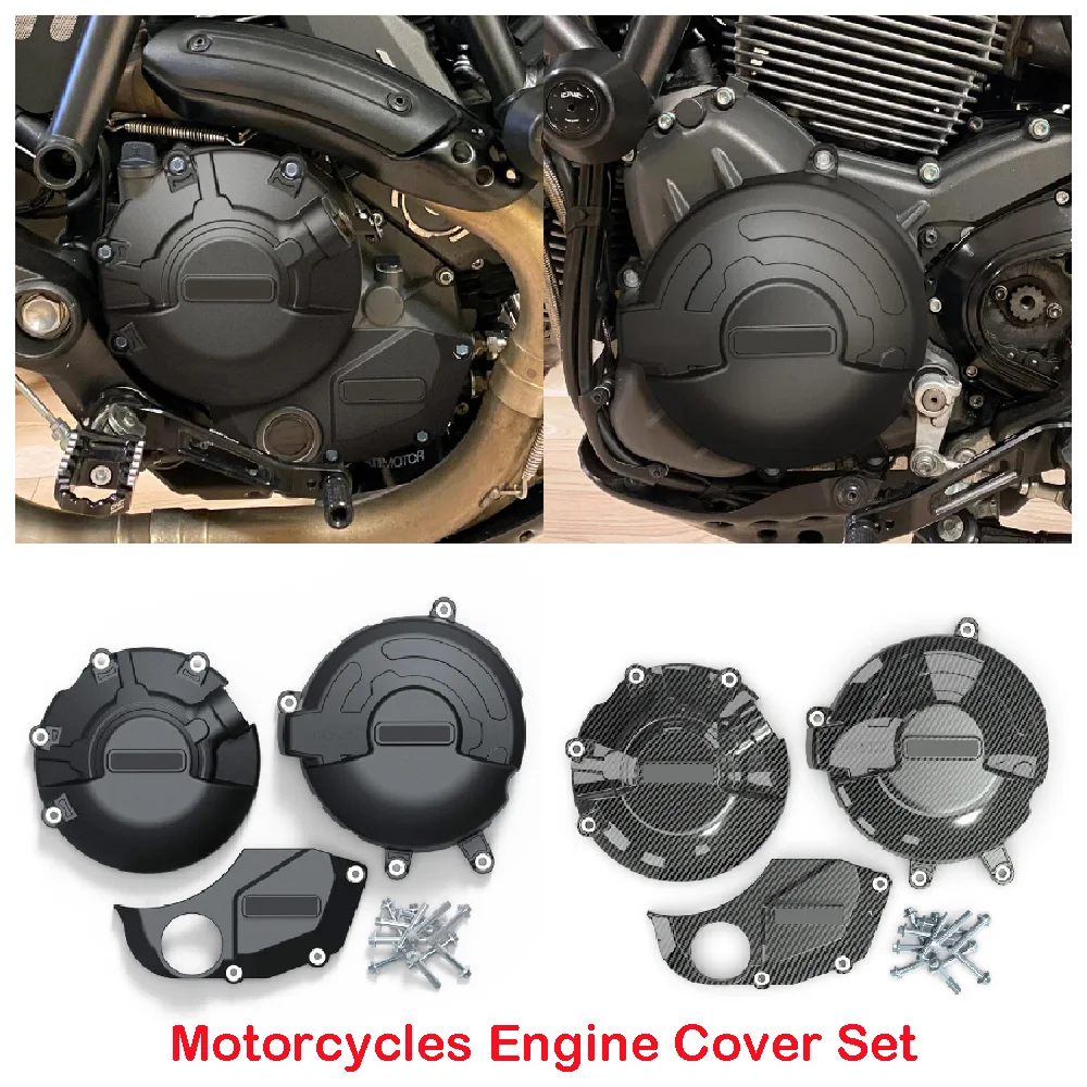 

Fit for Ducati Scrambler 800 400 ABS Sixty2 2015 2016 2017 2018 Motorcycle Secondary Engine Cover Set Protection Guards Kits