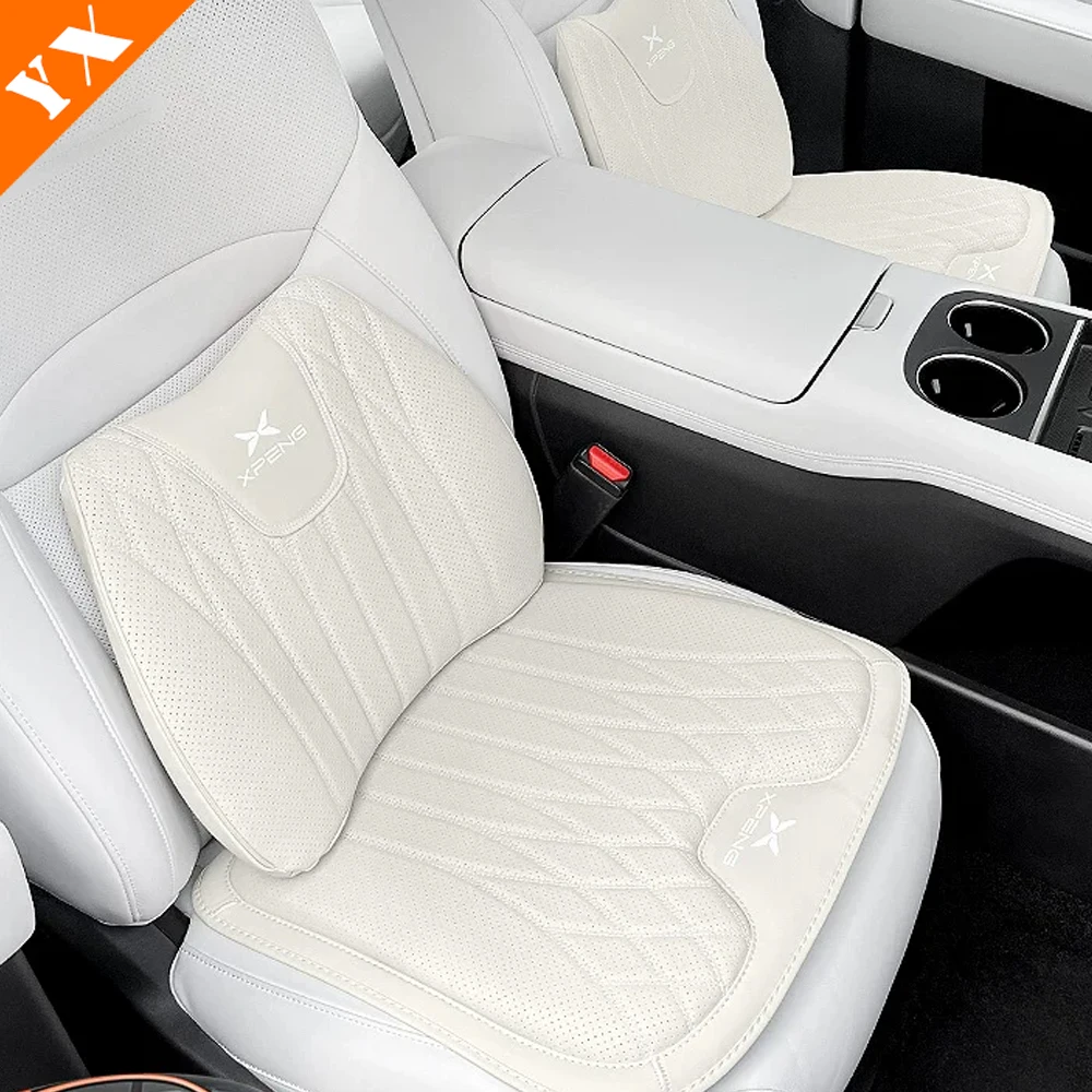 

For xiaopeng G9 Accessories 2024 Car Four Seasonal Universal Lumbar Support Integrated Decoration Car Interior Cushion