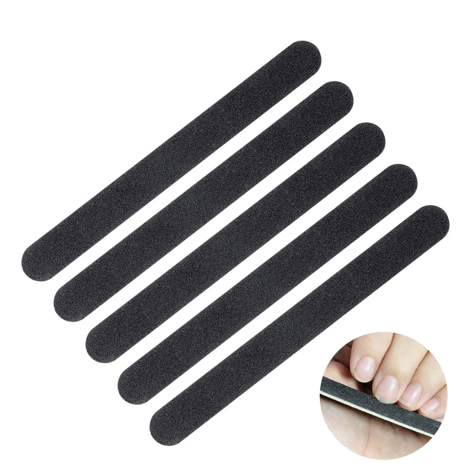 

5/10pcs/lot Professional Nail Files 100/180 Grinding Polishing Manicure Pedicure Double-sided Nail Buffers Tool