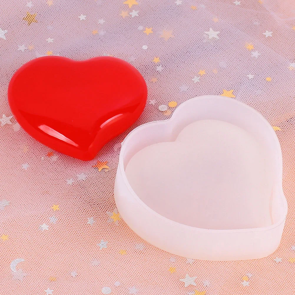 

3pcs Love Silicone Mold for DIY Craft Decorative Heart Shaped Ice Cubes Ornament Mould White Flexible Safe Wear Resistance