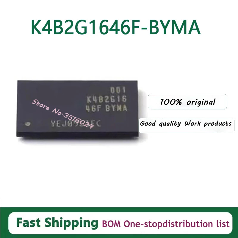 10PCS/lot  K4B2G1646F-BYMA 96FBGA  2Gb  K4B2G1646Q-BCKO K4B2G1646Q-BCK0 256MB DDR3100% NEW