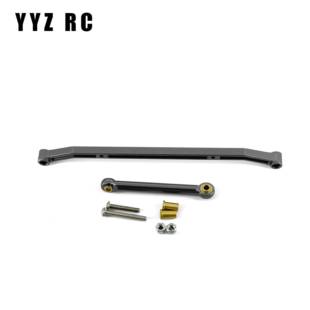 Aluminum Steering Linkage Link Arm Metal For Axial Scx10 Upgrade Parts Remote Control Rc Crawler Accessories 1/10 Scale Toys