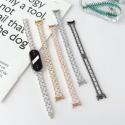 Correa Stainless steel For Mi Band 8 Strap Bracelet For Xiaomi 8 Smartwatch Metal Sport Strap For Mi8 Band Wristband Accessories