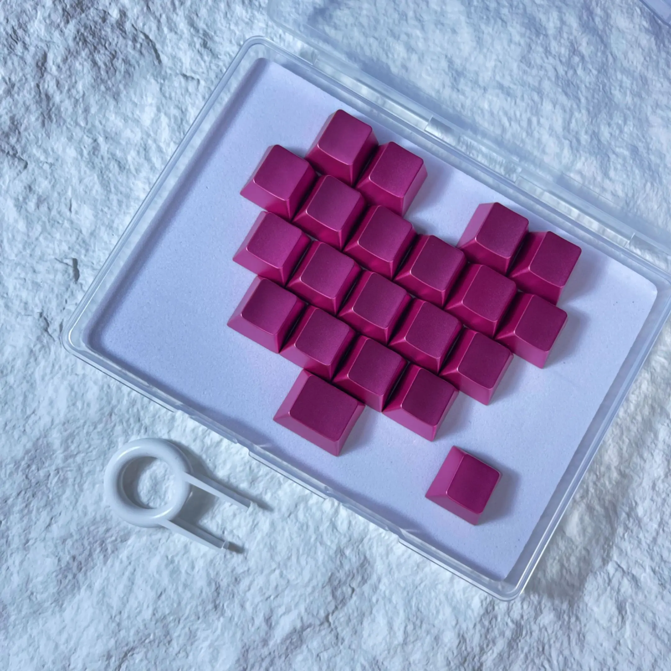 

Металлические колпачки для клавиш, 21 клавиша, розовые, черные, зеленые, фиолетовые, серебряные колпачки для клавиш, механическая клавиатура, индивидуальный узор, колпачки для клавиш Love Artisan