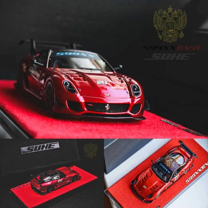 In Stock 1: 64 599XX EVO Double Eagle Version Resin Car Model Die-Cast Static Car Model Creative Decoration Item Holiday Gift