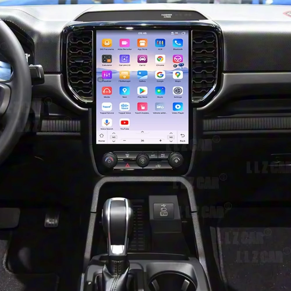 New Vertical Android 13.0 Stereo for Ford Everest Ranger 2023-2025 Octa Core 8+128GB 4G LTE Wireless CarPlay Android Auto DSP