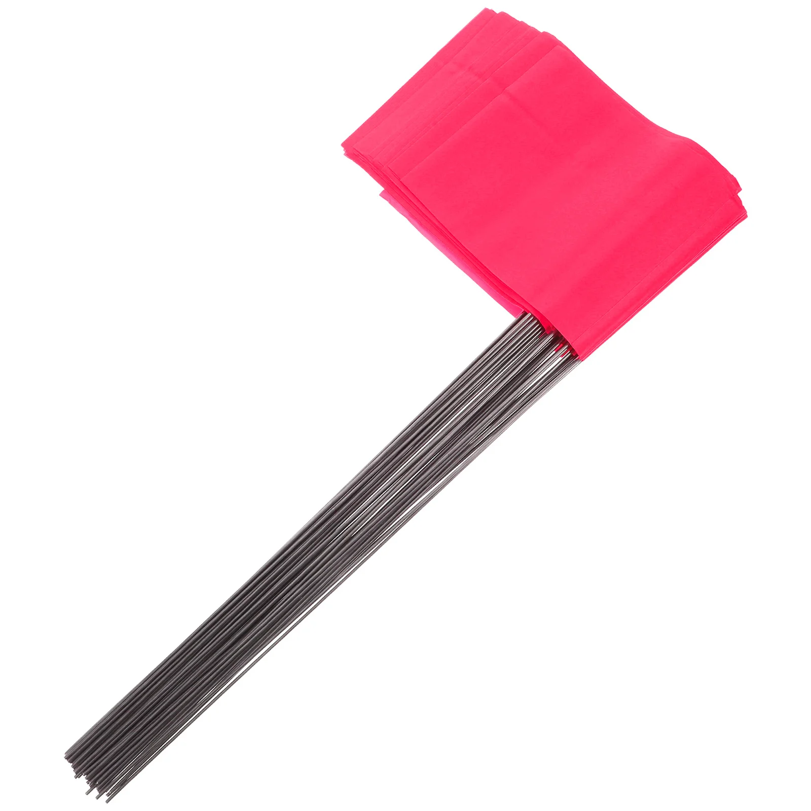 50pcs Lawn Marking Flags Outdoor Garden Yard Flags For Small Garden Irrigation Land Markers Reusable Visible Durable