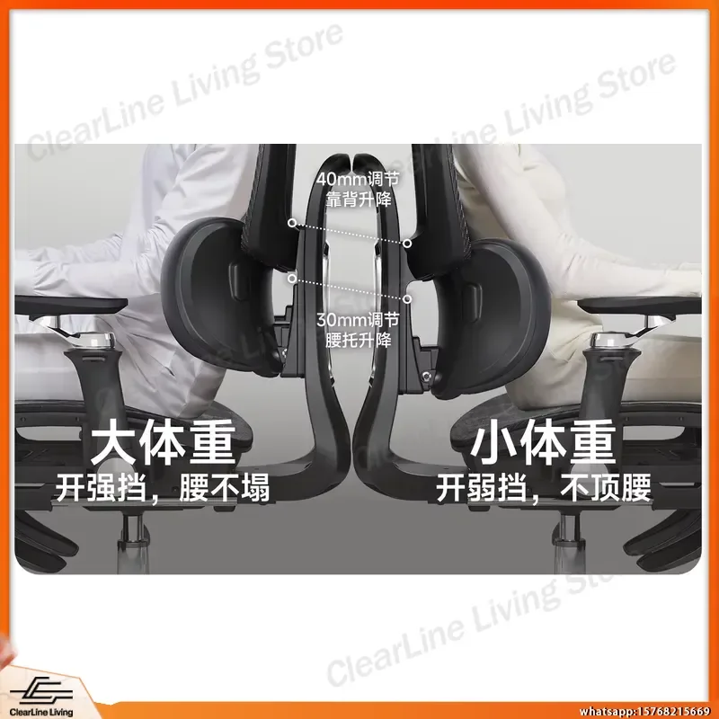 Ergonomic Gaming Chair with Footrest Cushion for Adults Computer Video Game Office Desk Chair Adjustable Lumbar Support