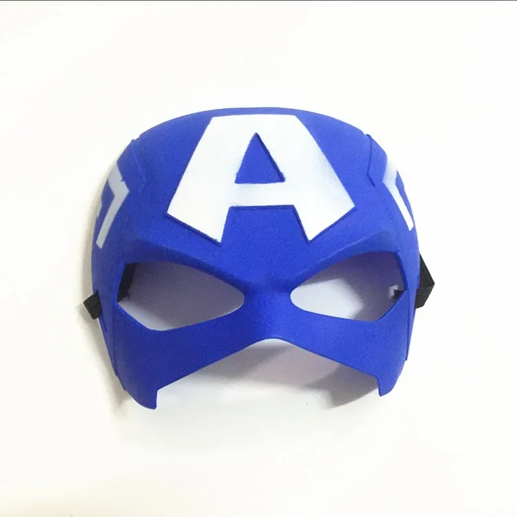 Cosplay Super hero spider man hulk Iron man Captain America mask Costume kids Student stage perform Anime show props kids gift
