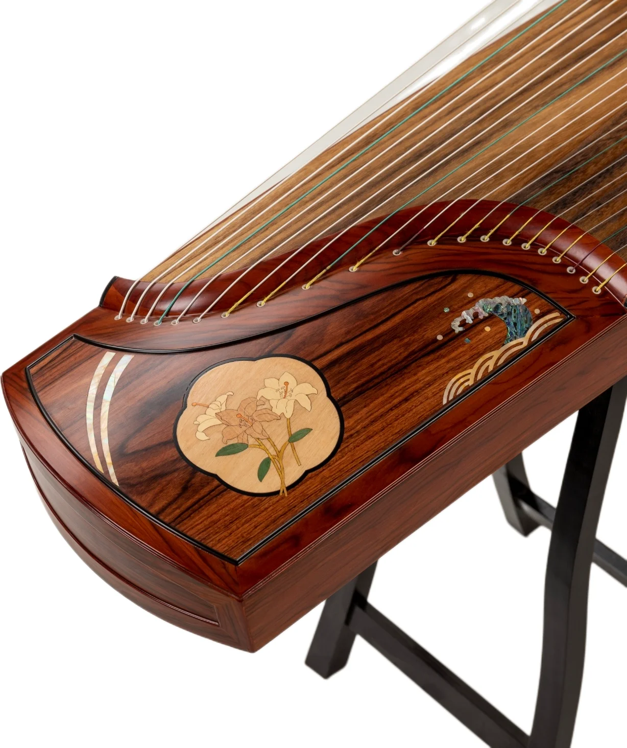 Traditional Chinese guzheng hand-dug zither, 21-string national musical instrument Ctcnc brand zither