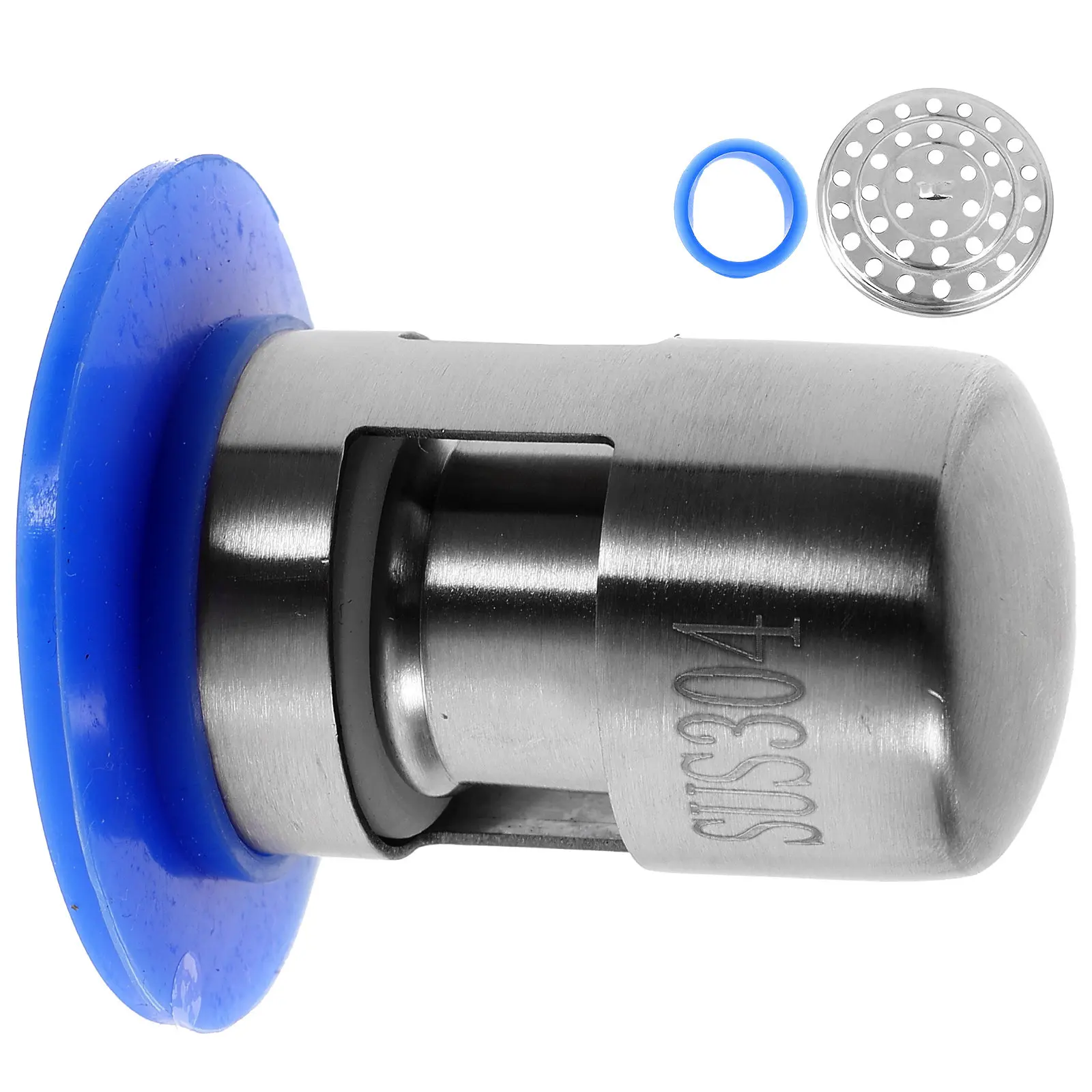 

Дренажный элемент для пола 3.2x5.3см из нержавеющей стали с защитой от запаха, U-образный сливной трап для ванной и кухни, для очистки канализации