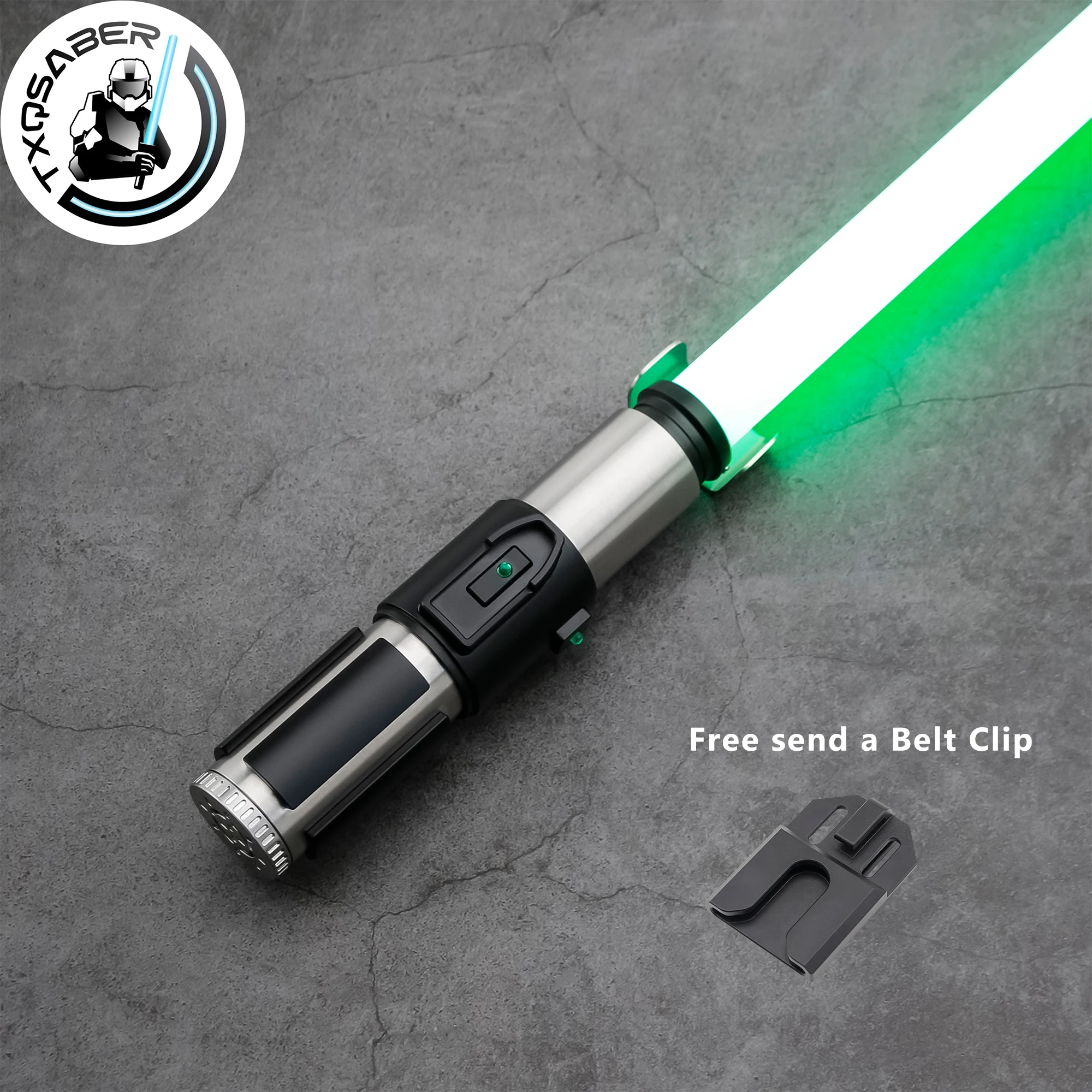 

TXQSABER Replica Lightsaber Yoda SDRGB Pixel Lasersword Smooth Swing FOC Blaster Metal Handle Jedi Laser Sword Toys for Adult