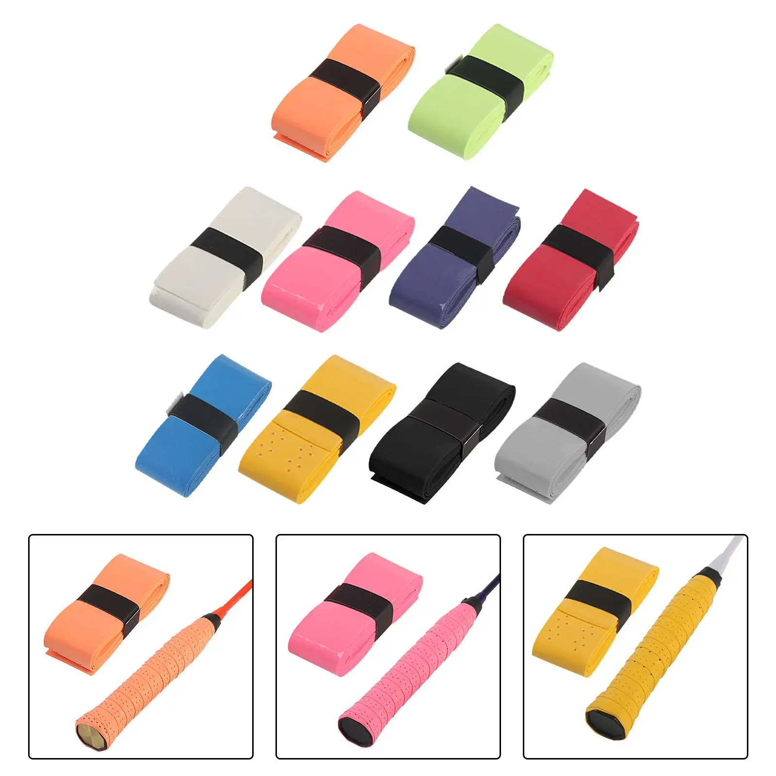 Tennis Racket Grip Tape AntiSlip Tennis Racket Absorb Sweat Sweat Band