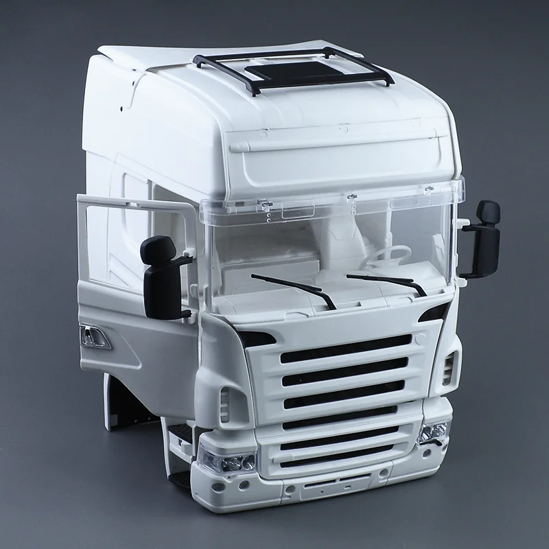 

HERCULES HOBBY Plastic Body High Top Cockpit Kit for 1/14 RC Tractor Truck SCANIA R730 R620 R470 Car optional parts