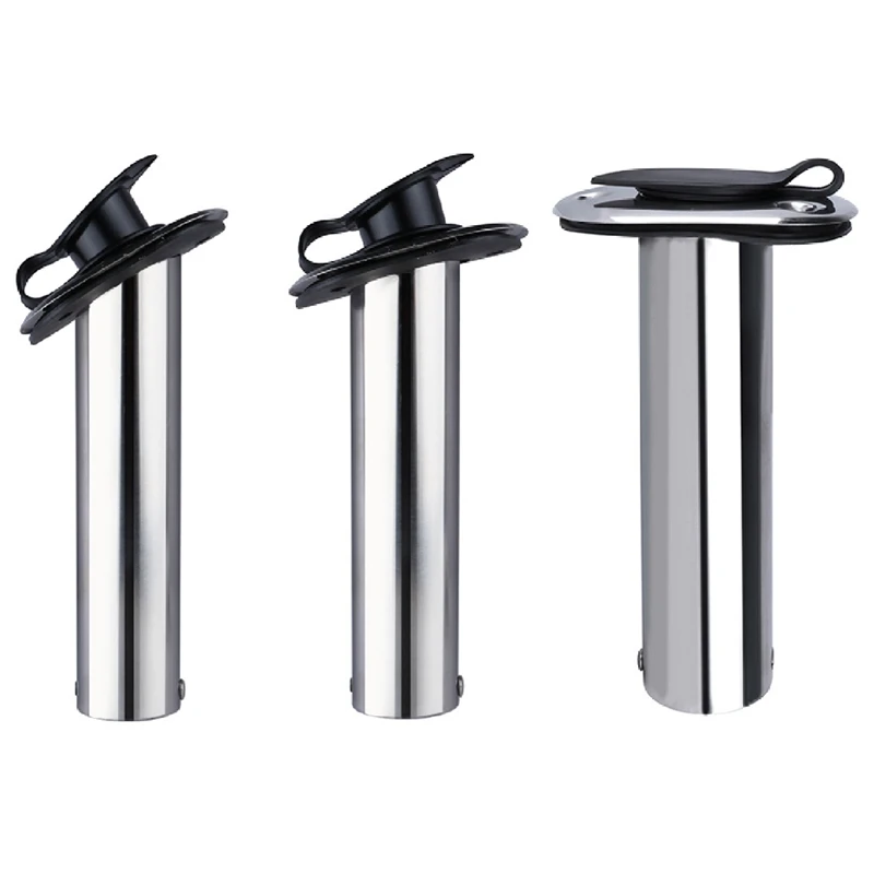 Fishing Pole Stand Stainless Steel Embedded Mount Fishing Rod Holder For Boat Accessories Marine