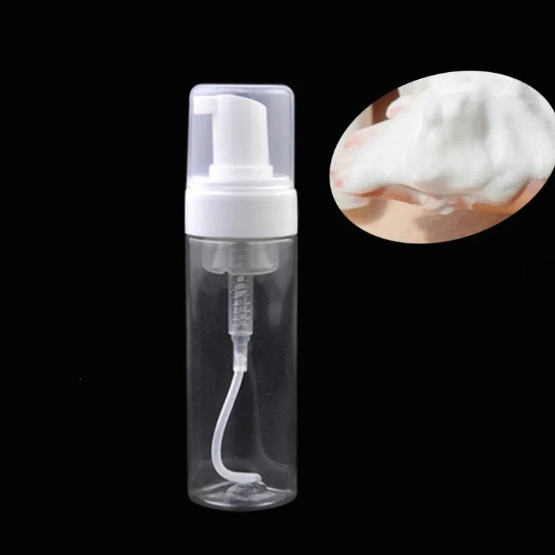 60ml Clear DIY Foam Bubble Tattoo Tool Empty Bottle Soap Blister Bottle Tattoo Accessories Shampoo Foam Bottles For Lash