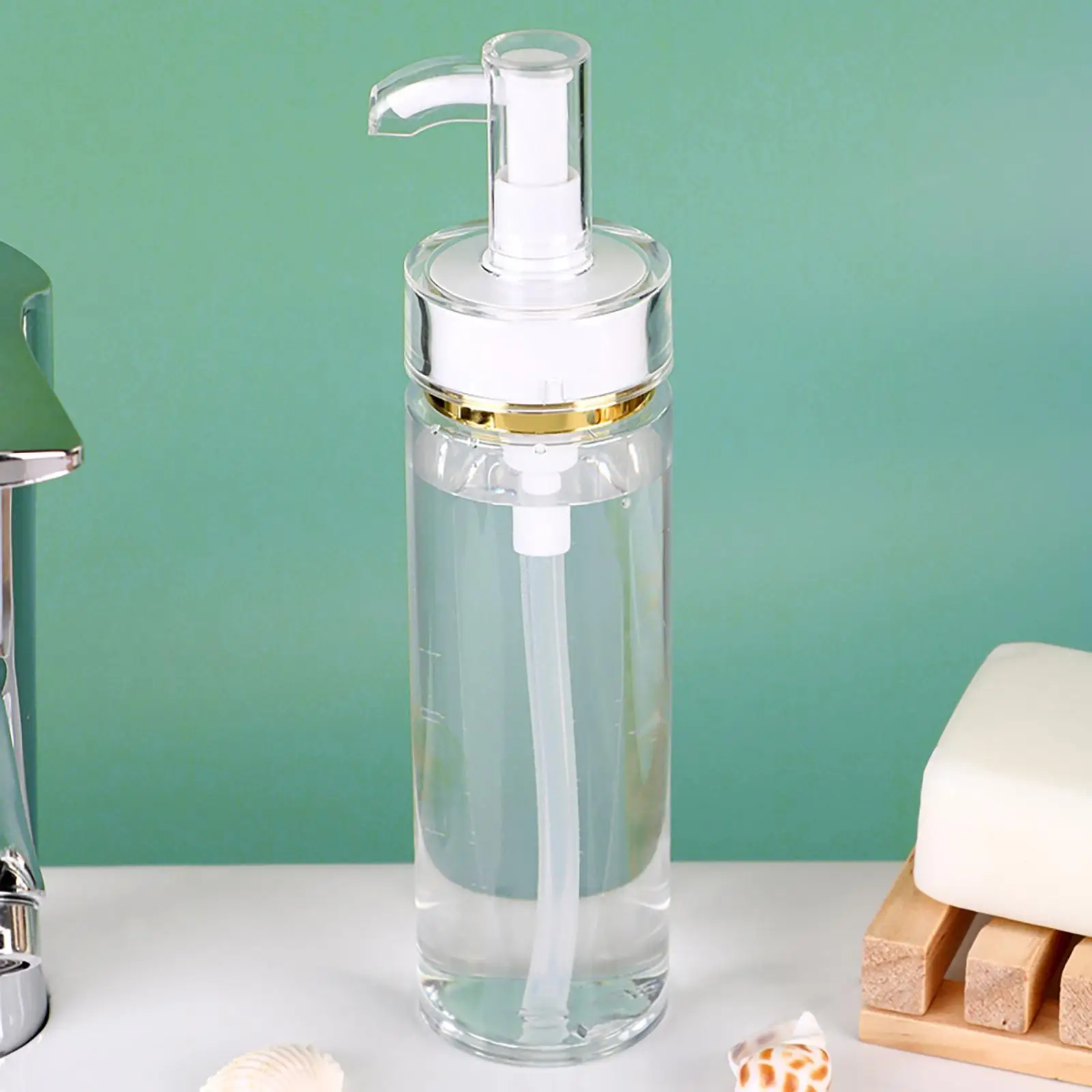 150ml Lotion Bottles Clear with Pumps Empty Soap Dispenser for Makeup Liquid