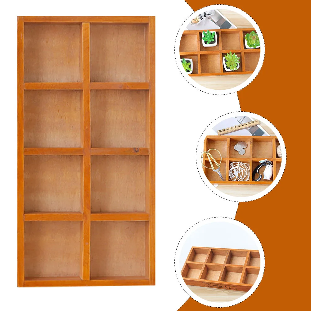 

1Pcs Desk Organizer Storage Box for Sundries Jewelry Stationery Home Decor Retro Sundries Holder Cabinet