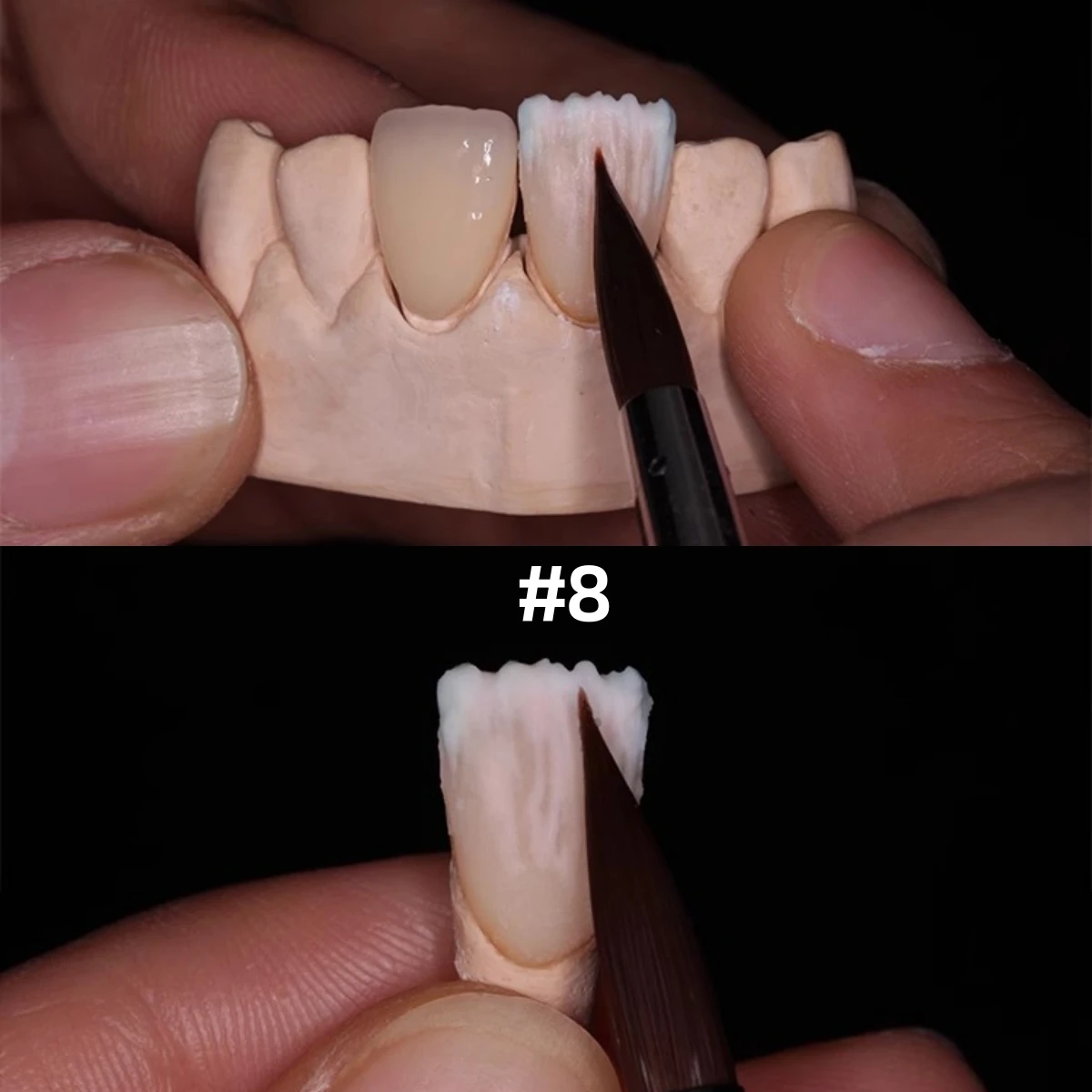 

1 шт., стоматологическая фарфоровая кисть, кисть для рисования волос, фарфоровый карандаш для стоматологической лаборатории, ручка-кисть для глазури, керамическая ручка-кисть