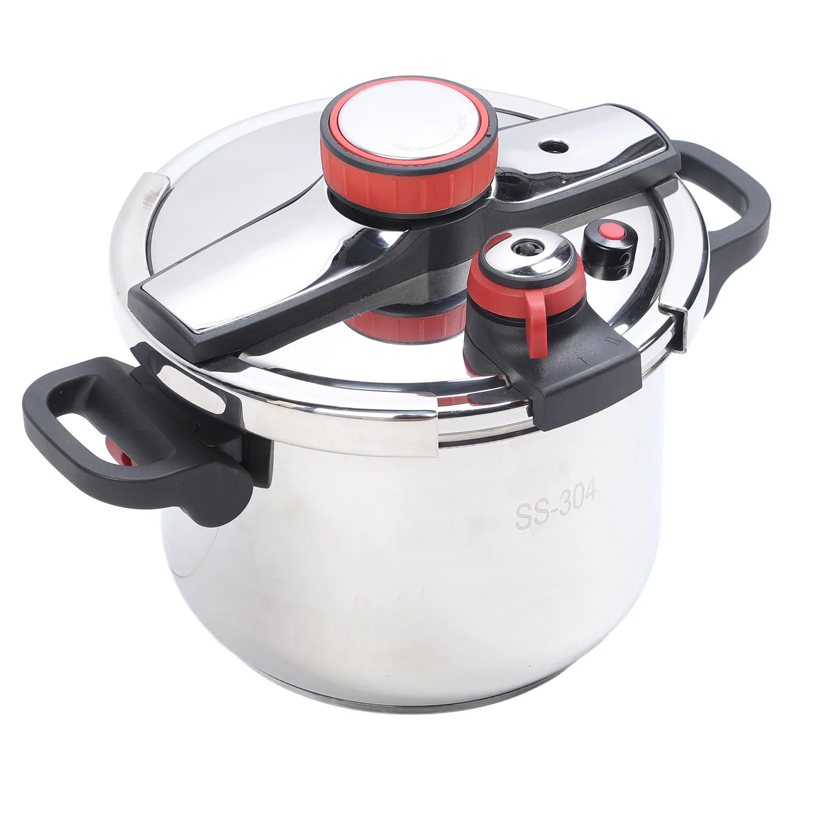 Pressure Cooker Fast Boiling Intelligent Control Pressure Cooker Pot 304 Stainless Steel Foldable Handle 100kpa for Gas Stove