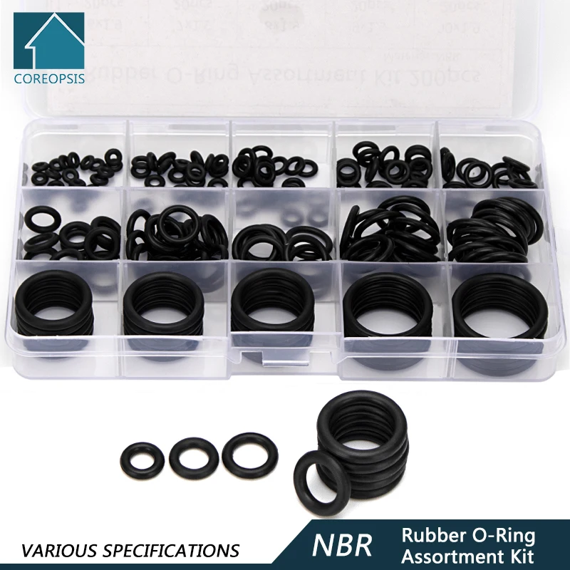 

PCP Paintball Airsoft NBR Rubber Gasket Replacements Sealing O-rings Kit OD 6mm-30mm Millimeters CS 1.5mm 1.9mm 2.4mm 3.1mm