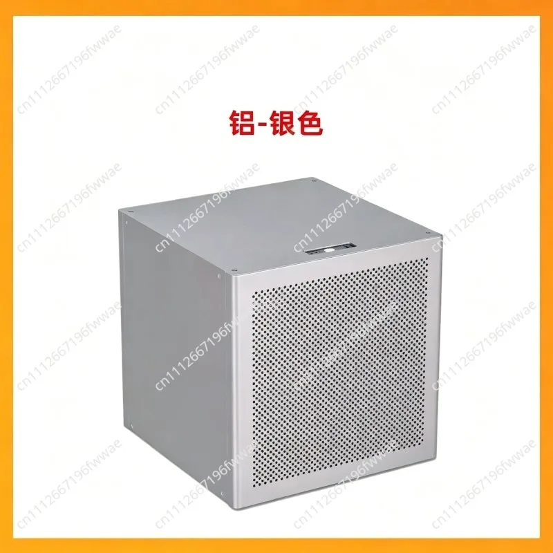6 disc NAS chassis 2mm anodized aluminum MATX main board ATX power supply USB front port cool