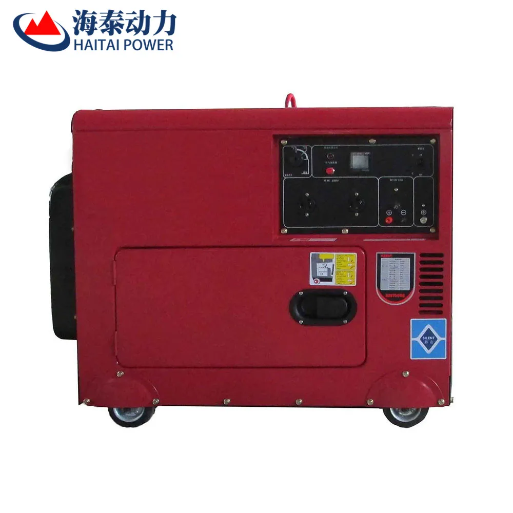 2kw 3kw 5kw 6kw 8kw 12kw Small Home Power Silent Dies el Generator Air Cooled with Single Three Phase