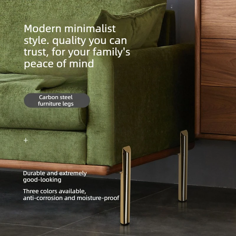 

4PCS New Bedside Table Sofa Coffee Table Legs TV cabinet Shoe Cabinet Edge Legs Carbon Steel Furniture Support Legs