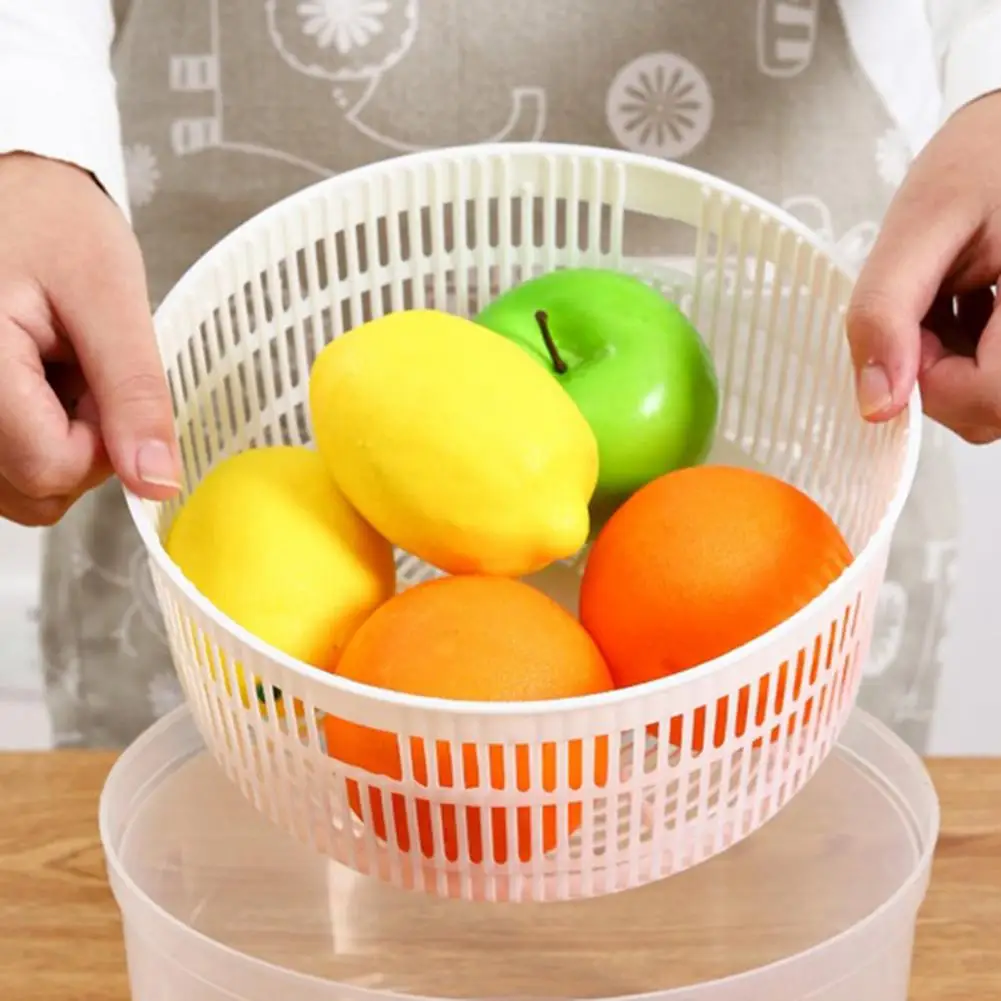 Vegetable Spinner Salad Spinner with Drain Basket Mesh Bowl for Fruit Vegetable Washing Drying Lettuce Washer Dryer Set Fruit