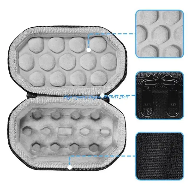 

U2JE AntiScratch Сумка для хранения беспроводной мыши Портативная конструкция для повседневного ношения