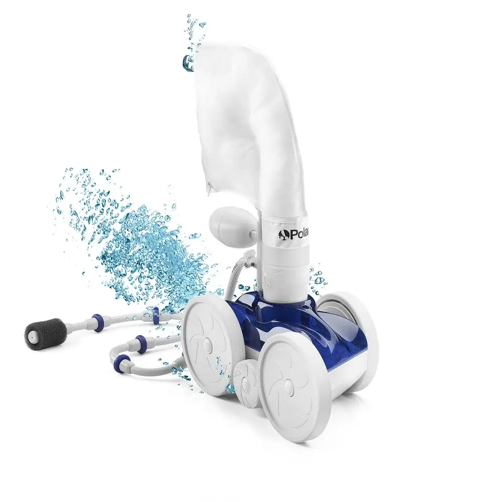 

VacSweep 280 PressureSide Inground Pool Cleaner, Double Venturi Jet Powered, 31ft of Hose with an All Purpose Debris Bag