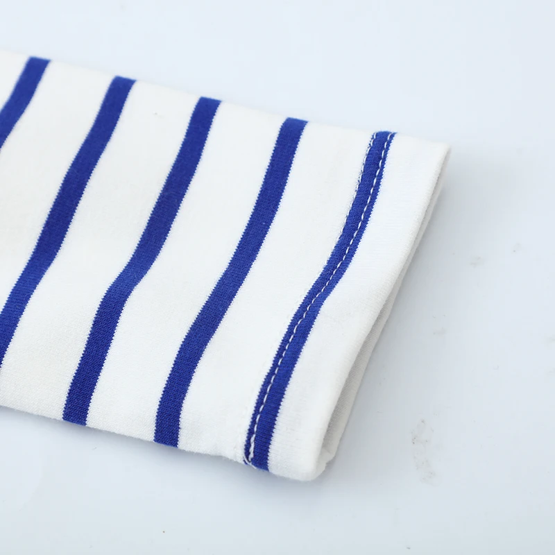 فساتين جديدة مخططة بأكمام طويلة للأطفال ملابس الفتيات الكرتون قوس قزح هوديس فساتين ملابس الأطفال #6