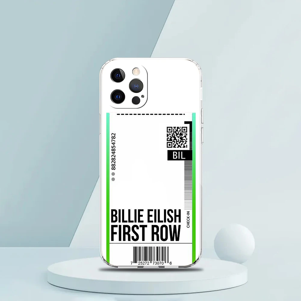 World Travel Ticket Seoul New York Transparent Soft Phone Case For iPhone 15 14 13 12 11 Pro Max X XR 8 7 Plus SE2020 XS Max Bag image 5