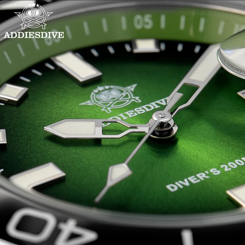 ADDIESDIVE Hot AD2089 Quartz Watches 41mm Rotatable Ceramic Bezel Colorful 200m Waterproof Diver Watch Luminous Men's Watch