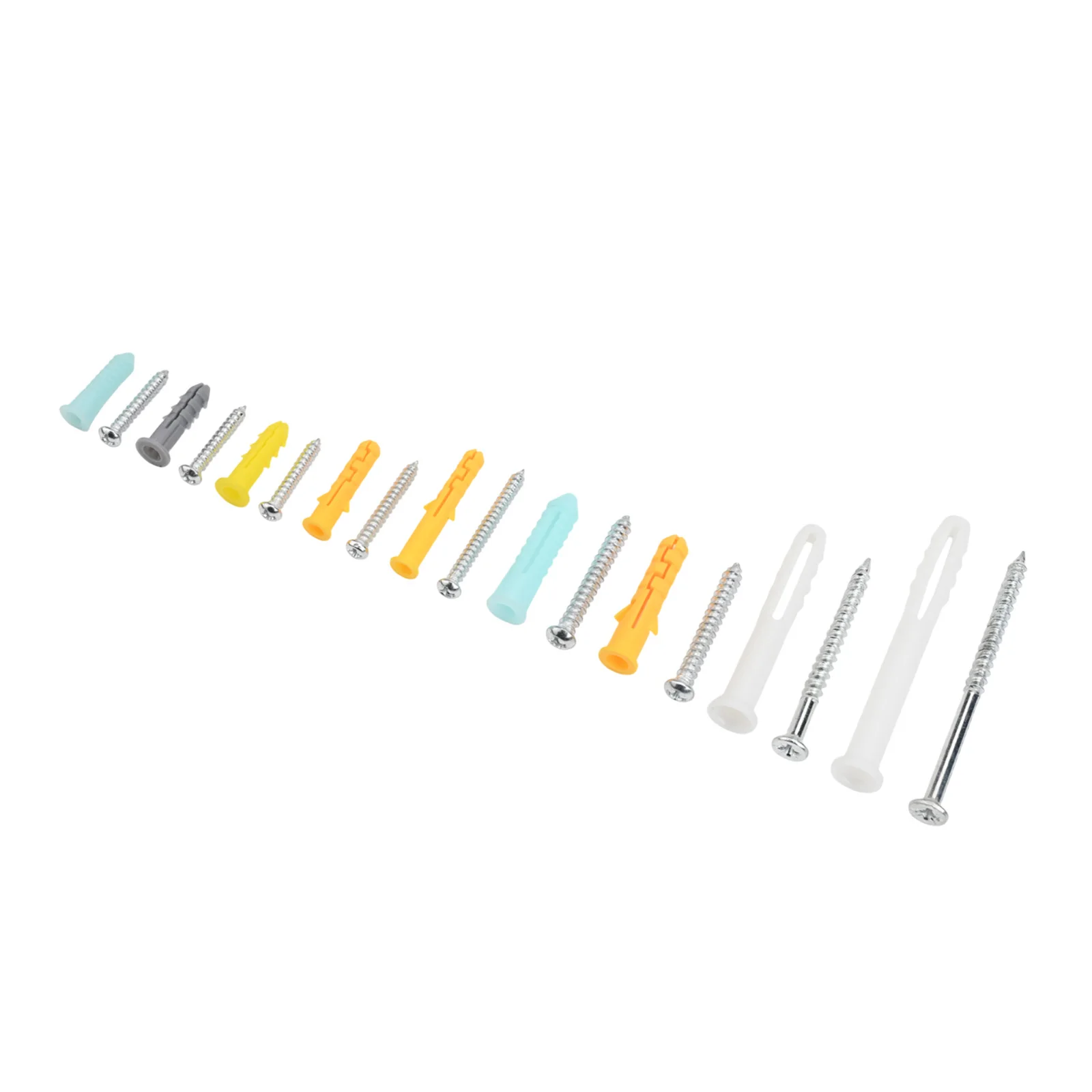 Complete Set Drywall Anchors DIY Mounting Self Tapping Drywall Screws Assorted Sizes Exceptional Holding Power